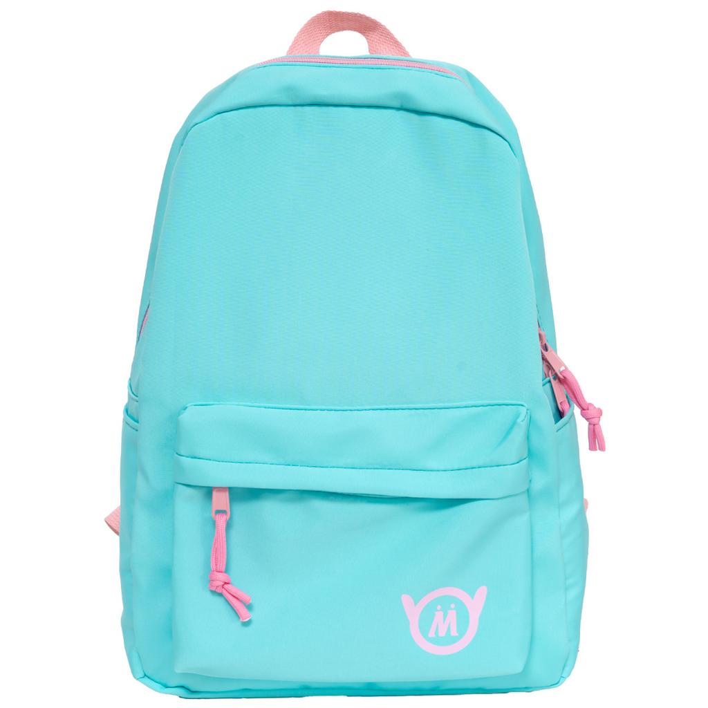 New contrasting colors cute cartoon backpack small fresh middle school students daily commuting light large capacity backpack