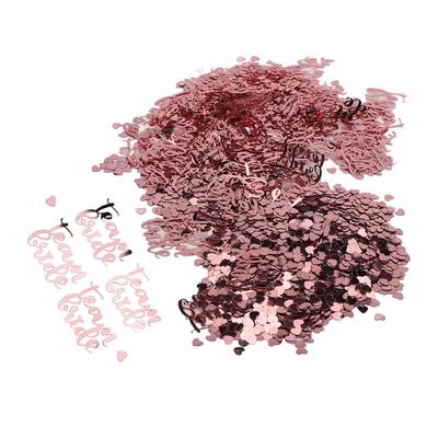 4 Bags Heart Glitter Confetti Exquisite High Glossy Heart Shaped Sequins Confetti for Wedding Party