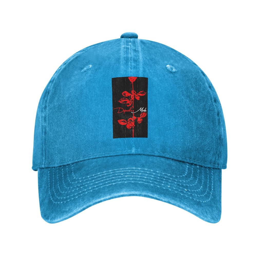 Depeche Cool Mode Music Violator Washed Denim Cap Casual Baseball Caps Adjustable Hat Summer Unisex Baseball Hats