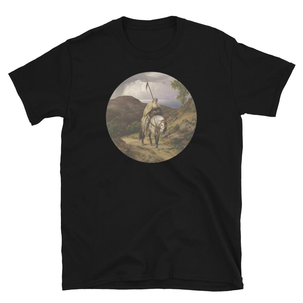 

Torn Road of the Templar, Historical Art, Renaissance Art, Printed T-Shirt Tops Tee 3XL