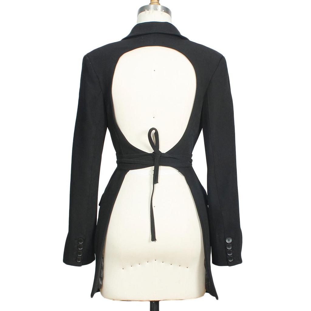 Women's Cross-Border Light Luxury Backless Blazer - Street Style and Casual Elegance