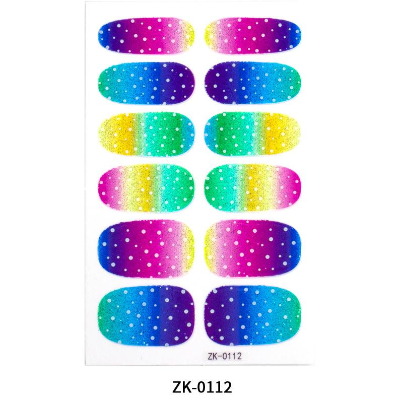 Neue Nail Art Sticker Cartoon Niedliche Zwiebel Rosa Liebe Wasserdichte Nagelaufkleber Vollständiger Aufkleber