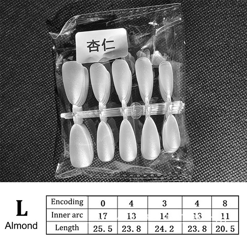 100Pcs Press On Nail Tips Full Cover Ultra-Thin False Nails Patches Gel Nails Extension System Clear Fake Nails Art Accessories