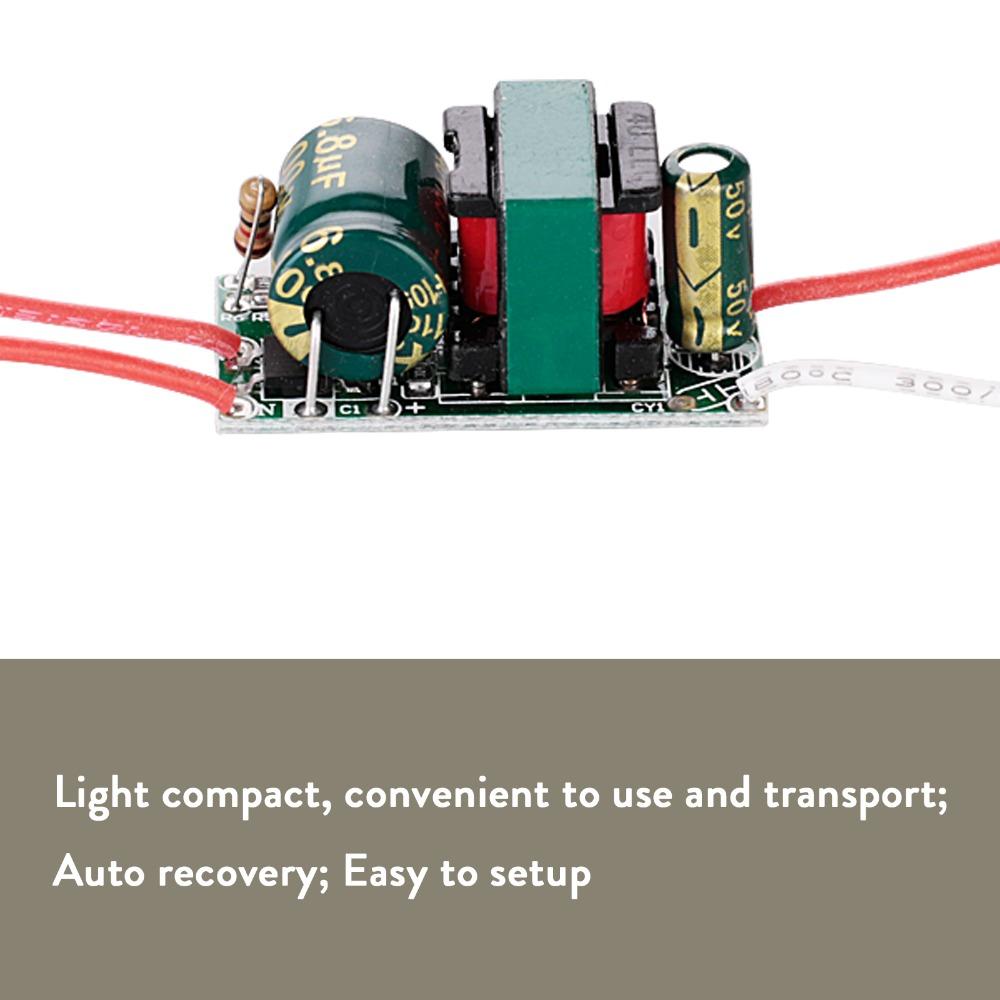 200mA 300mA Power LED Driver Constant Current AC 85-265V Supply for 3W 4W 5W 7W Light Lamp Bulb Transformers Output 3-12V 12-26V