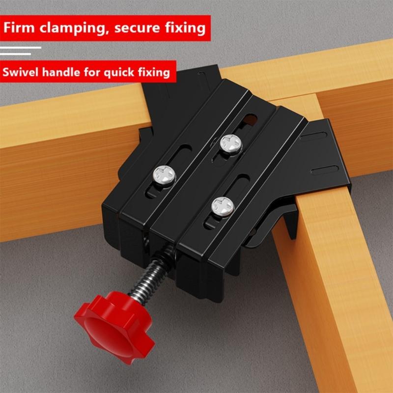 Set of 1 Practical High Strength 90 Degree Corner Clamp for Efficient Woodworking Carpentry and Welding Daily Use