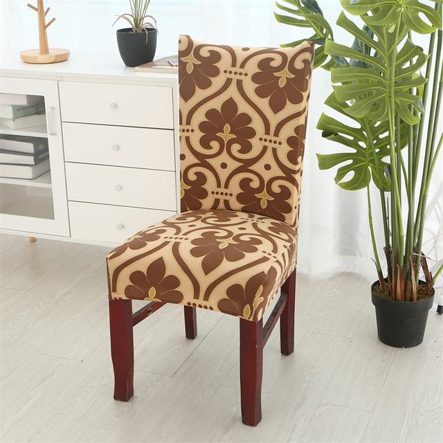 Elastic Chair Slipcover Case Stretch Chair Covers For Wedding Hotel Banquet Dining Room Spandex Dining Chair Cover