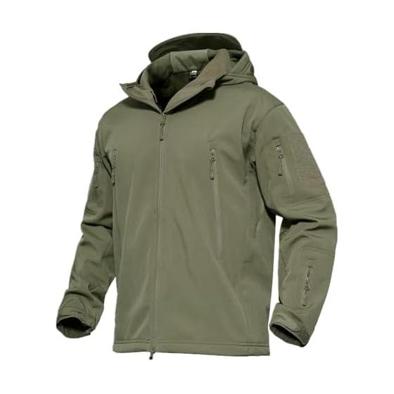 [LANBAOSI] Soft Shell Jacket Men s Tactical Military Jumper Outdoor Thermal Camouflage Clothes Brushed Lining Outerwear Multifunctional Mountain