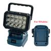 1-inch LED Work Light Suitable For Makita/Milwaukee/Dewalt 18V Battery With Handle And USB Interface Flashlight(No Battery)
