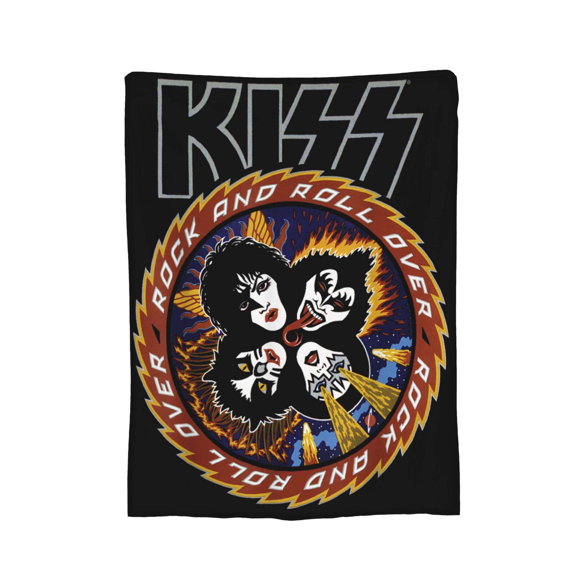 

K-Kiss Band Blankets Fleece Decoration Multifunction Ultra-Soft Throw Blanket for Sofa Outdoor Bedding Throws 30x40in