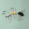 1Set Guitar Headstock Mounted Allen Key Headstock Wrench Holder Tools For Tremolo Guitar Bass With Mounting Screws