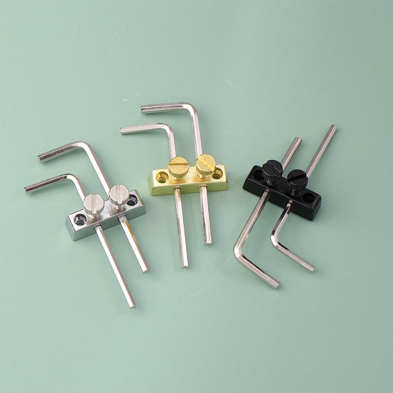1Set Guitar Headstock Mounted Allen Key Headstock Wrench Holder Tools For Tremolo Guitar Bass With Mounting Screws