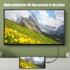 4K HD Multimedia Interface Cable Male to Male 18Gbps High Speed 4K 60Hz HD Knit   HD Multimedia Interface Adapter Cable