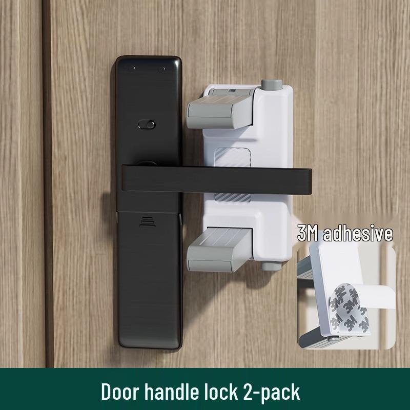 Children's Adjustable Safety Lock for Drawers, Cabinets, and Refrigerators - Anti-Pinch, Transparent, Baby-Proof Latch.