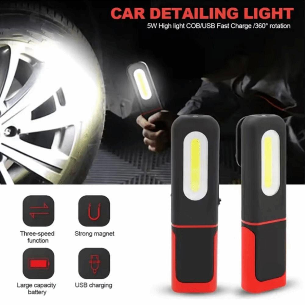Super Bright LED Work Light 360° Rotation Emergency Lamp Magnetic Work Light Garage