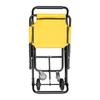 Portable Folding Evacuation Manual Lift Stair Chair with 350 lbs Load Capacity 4 Wheels - for Seniors, Daily Transfer