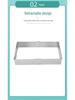 Stainless Steel Adjustable Telescopic Rectangular Mousse Cake Mold
