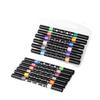 Dual-Ended Luminous Glitter Marker Pen with Soft Head and Thickened Fluorescent Ink
