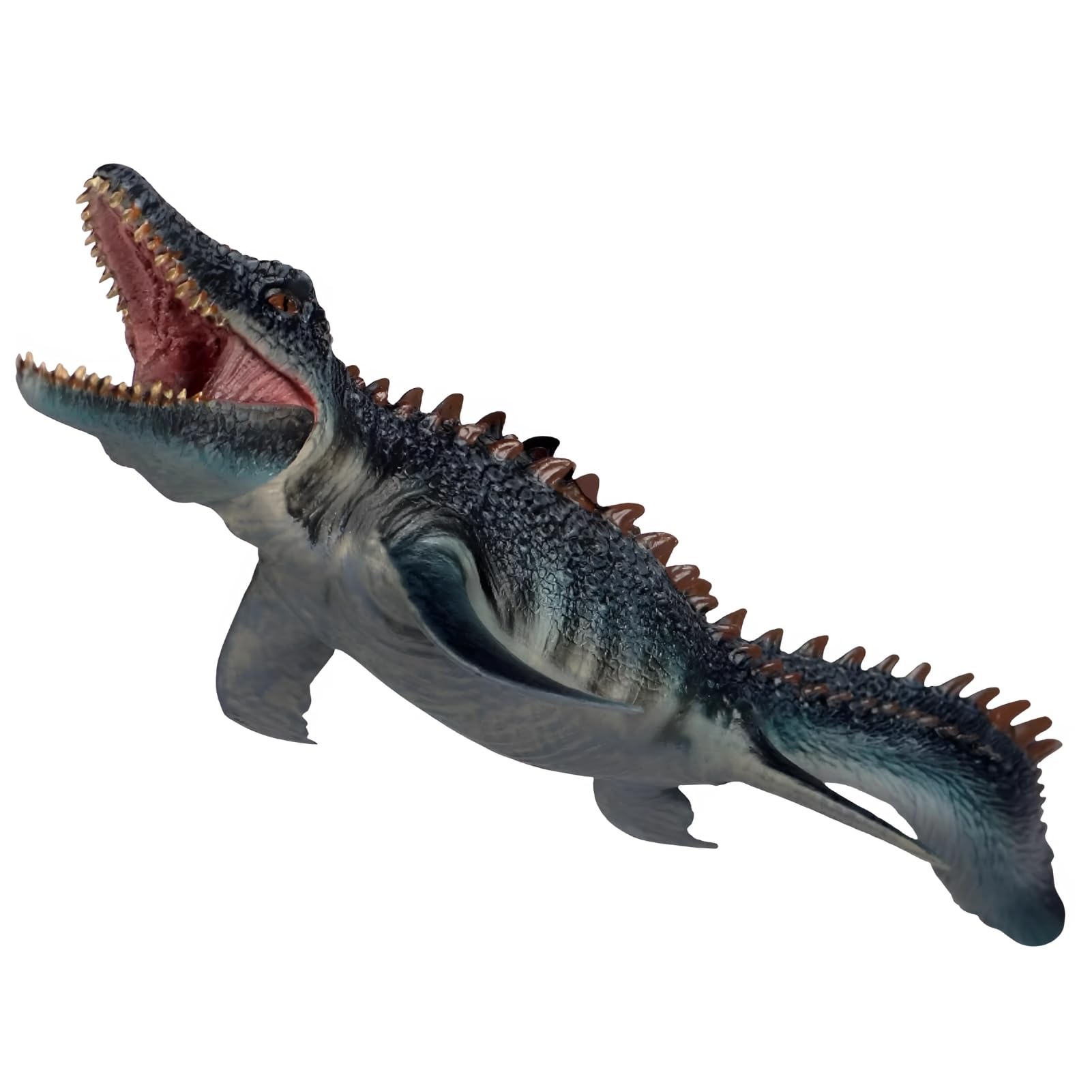 Donnaly Sea Dinosaur Figure 30cm Impressive Realistic Mosasaurus Plesiosaurus Dinosaur Model PVC Durable Toy for Children (Mosasaurus (Single Item))