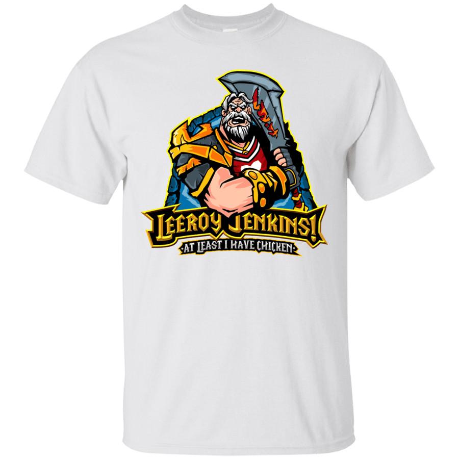 Leeroy Jenkins T-Shirt S-3XL S разноцветный