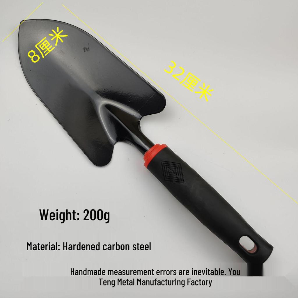 Dual-Use Garden Tool Set: Shovel, Five-Tooth Rake, Hoe for Planting Flowers and Succulents