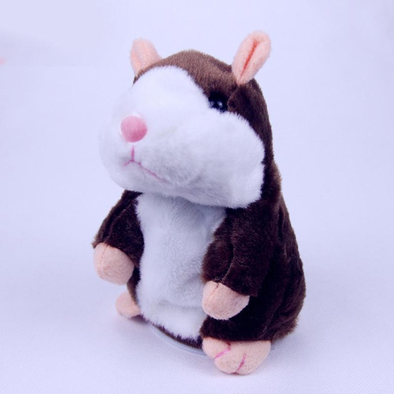 Talking Hamster Plush Toy Repeat What You Say Funny Kids Stuffed Toys Talking Record Plush