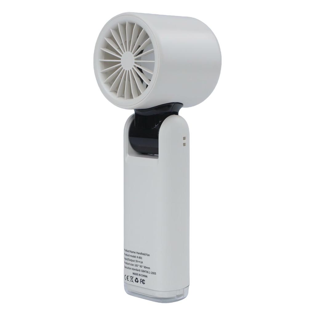 Mini Handheld Cooling Device Fan For Camping Portable Handheld Fan Mini USB Fan Compact Design Digital Display