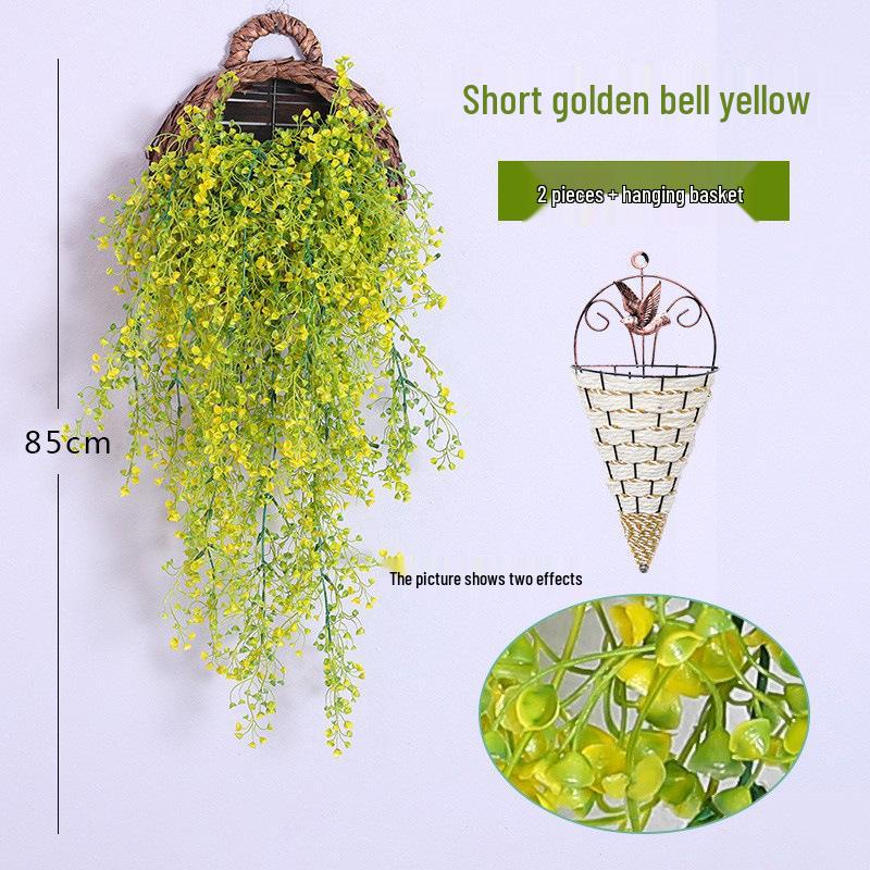 Wisteria Vine Artificial Silk Flower Wall Hanging for Indoor Decoration