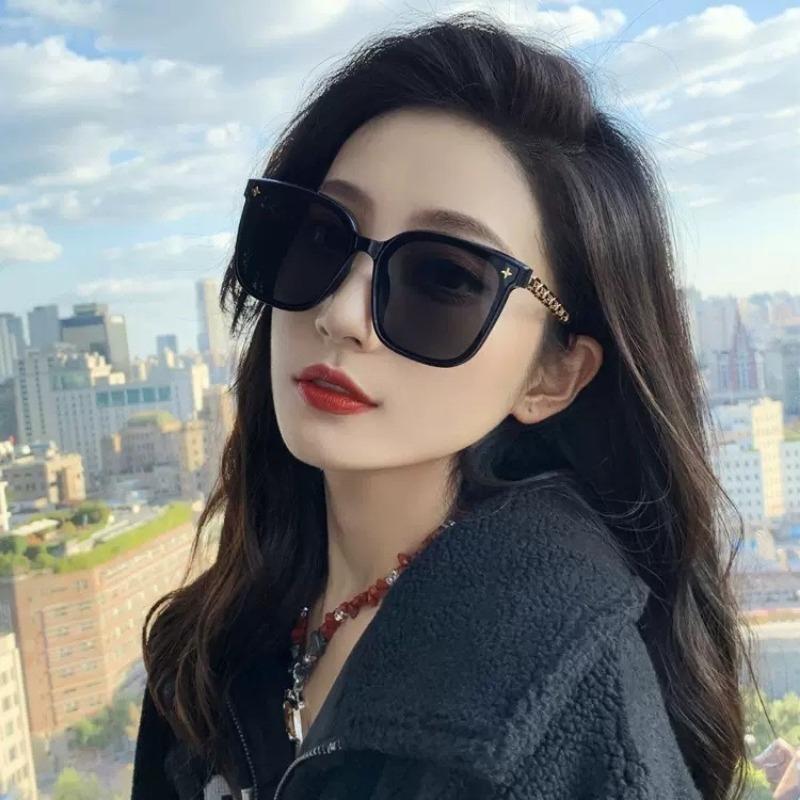 6PCS New Korean Retro Sunglasses Internet Celebrity Instagram Trendy Fashionable Personalized High-end Sunglasses High-end