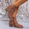 Rhinestone Fashion Women Ankle Boots Glitter Bling Shiny High Heel Botas De Mujer Autumn Elegant Party Evening Shoes 36-43