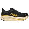 HOKA One One Bondi 9 Resistentes a la Abrasión Transpirables Reflectantes Rebotantes Zapatillas de Running para Hombre Negro Amarillo Jengibre 1162013-CWG