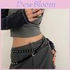 Minimalist Black Pu Leather Belt With Metal Buckle For Casual And Office Wear