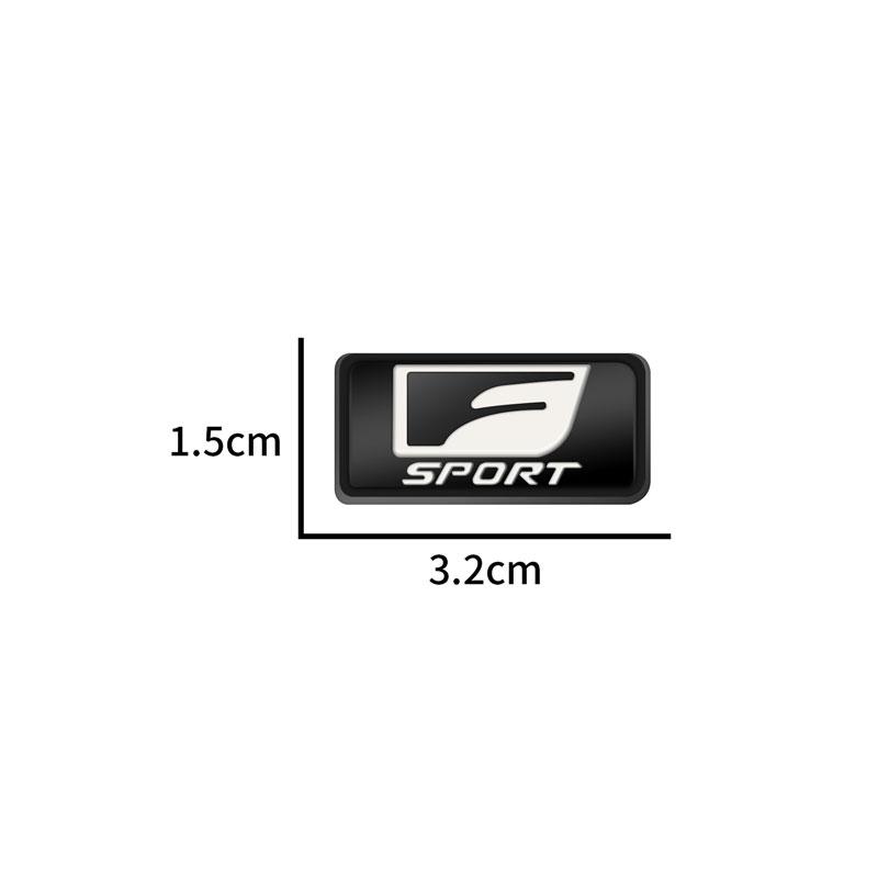 3D Kovový emblém F Sport Emblém na volant auta Nálepky Samolepky Pro IS200 IS250 ES300 GS350 GS430 GX470 ES250 CT200h NX RX