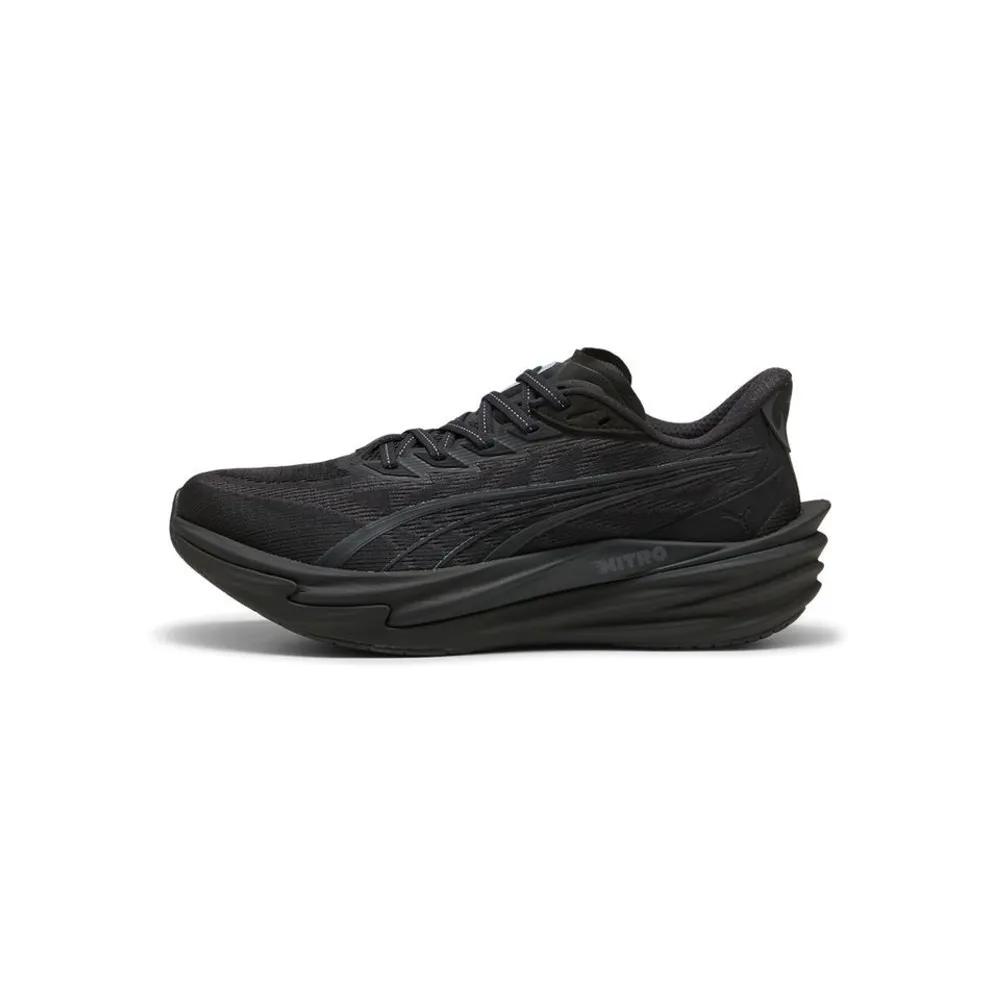 PUMA Deviate Nitro 4 Wide - Black: Flat Grey 312901-02 476378