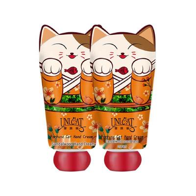 UNI CAT Lucky Cat Sandalwood Hand Cream Twin Pack