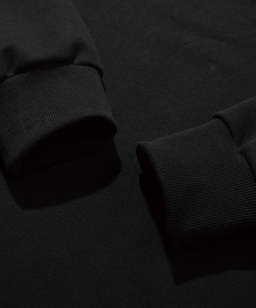 Peideu Pd Manuscript Crop Sweatshirt - Black