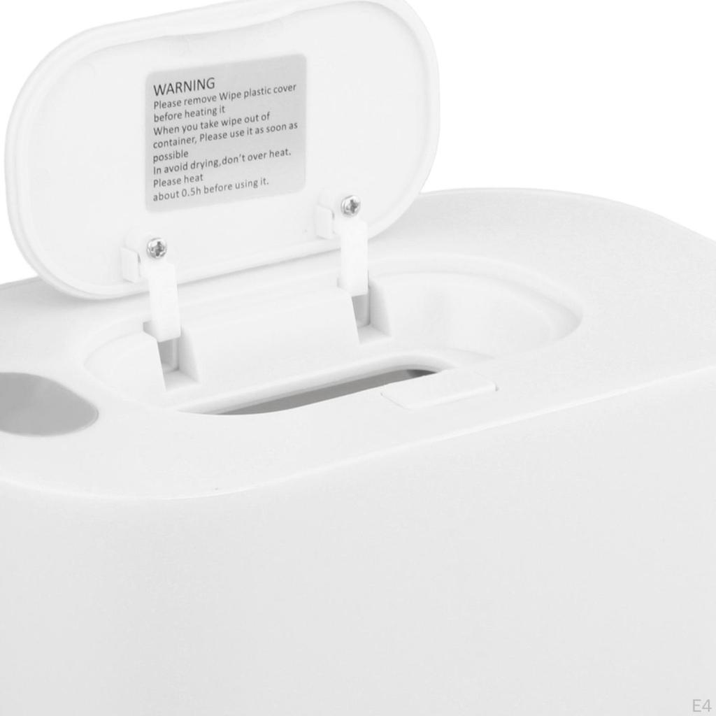 Portable Heated Wipe Dispenser Quick Heating System with Large Capacity Box Tissue