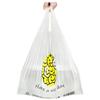 Sheng Bilai Transparent Smile Face T-Shirt Bags