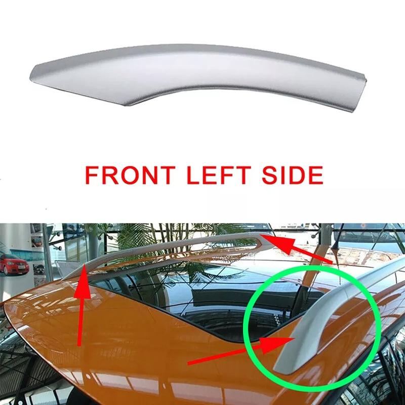 Front Rear Left Right Roof Luggage Rack Guard Cover For VW/CROSS/POLO 2007-2011 Luggage Bar Rail End Shell Car Exterior Parts