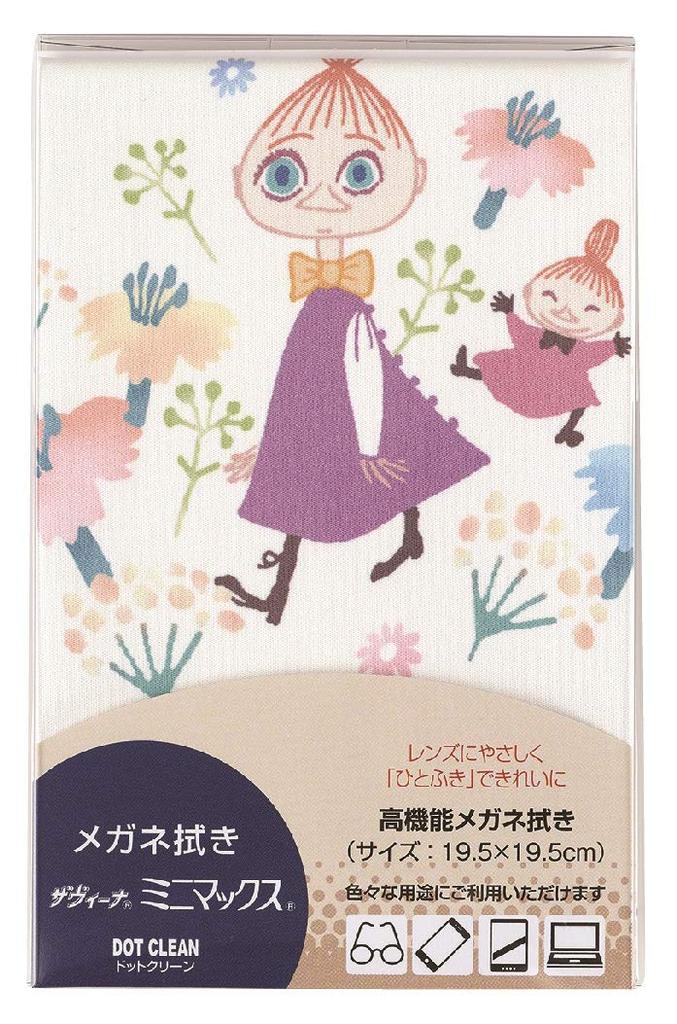 Pearl Cleaning Made in for LCD Smartphone Camera and x Moomin Little My Flower Garden Design Cloth, Japan, Glasses, Screens, Lenses, Glass, 19.5cm