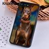 Krajews CUTE DOBERMAN DOG BREED Phone Case Cover For iPhone 17 Air 16 15 14 Plus 11 12 13 Pro Max Plus Coque Fundas