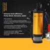 DC 12V/24V Oil Pump Aluminum Alloy Shell Portable Diesel Pump 12L/min Mini Size Submersible Electric for DC 12/24V Car Truck