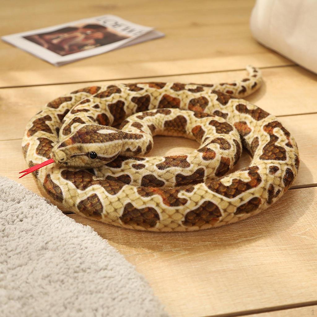 Snake Stuff Doll Room Ornament Creative Giant Plush Toy Animal