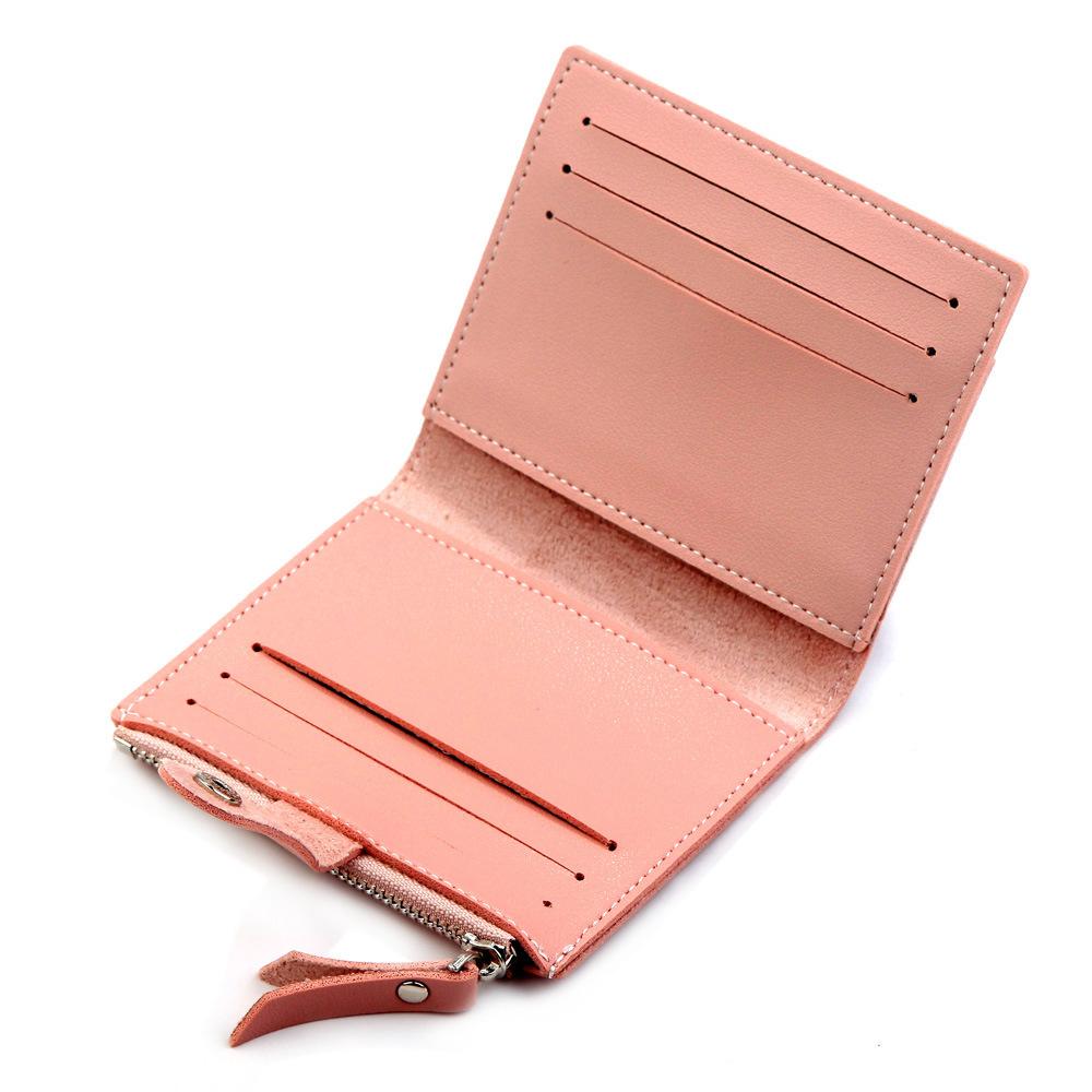 Women's Wallet Short Driver's License Wallet Korean Version Zero Wallet Women's Mini Buckle Bag