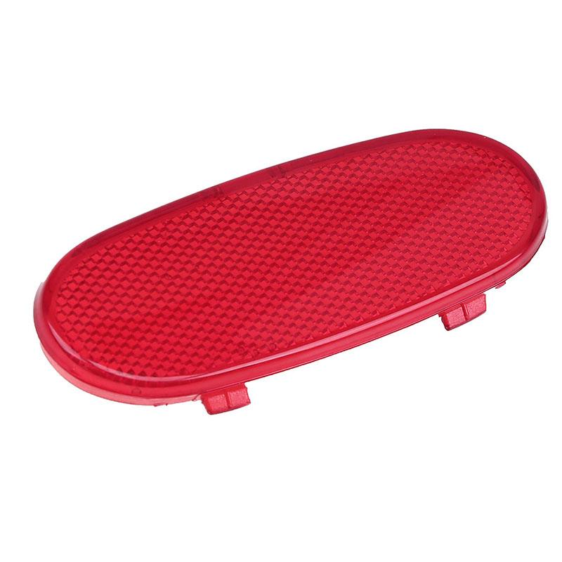 Red ABS Front Inner Door Panel Reflector Light Cover Lens for Dodge Ram 1500 2500 3500 Durango Night Opening Safety Alert Direct Replacement 5179299AA