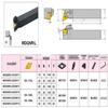 Main Deflection Angle 107.5° Turning Tool Holder MDQNR2020K11 for 55° Rhombic Inserts