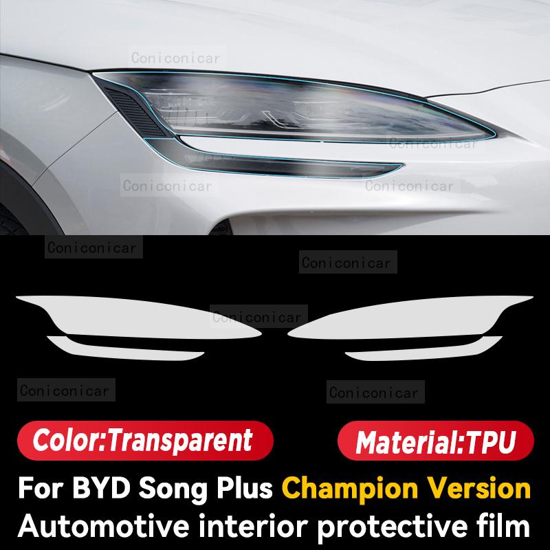 För BYD SONG Plus Champion Version 2024 2025 Bilens Multimediascreen Centerpanel TPU Bilens Inrednings Skyddsfilm