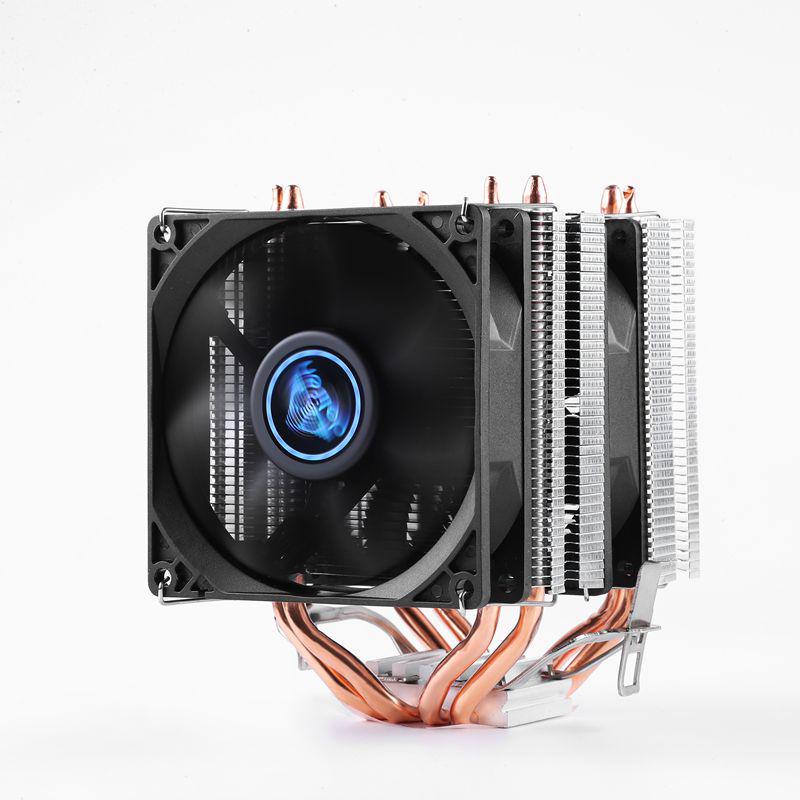 Dissipatore per CPU a tubo di rame ultra-silenzioso per pin 1366, AMD 1700, X79 e 2011