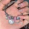 Bracciale Hello Kitty Y2K Bracciale in Acciaio Inossidabile Regolabile per San Valentino