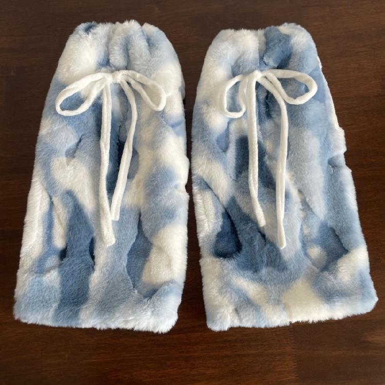 Ghette Stivali Svasati Pelose Morbide, Polsini Scaldamuscoli per Donne, Fantasia Leopardo Vintage, Coprigambe in Peluche, Calzini Lunghi a Tubo