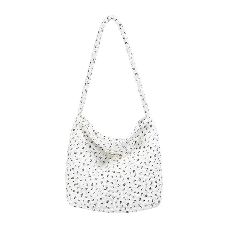 Korean INS-Style Canvas Shoulder Bag: Artistic Handbag for Women